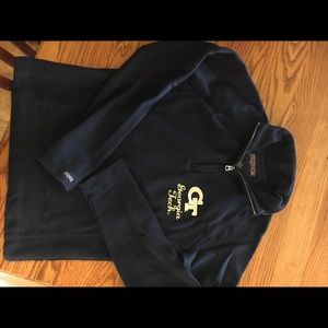Georgia Tech Navy Quarter Zip womens